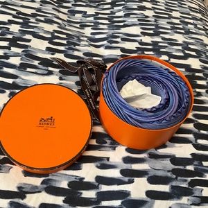 Hermes Vintage pleated scarf